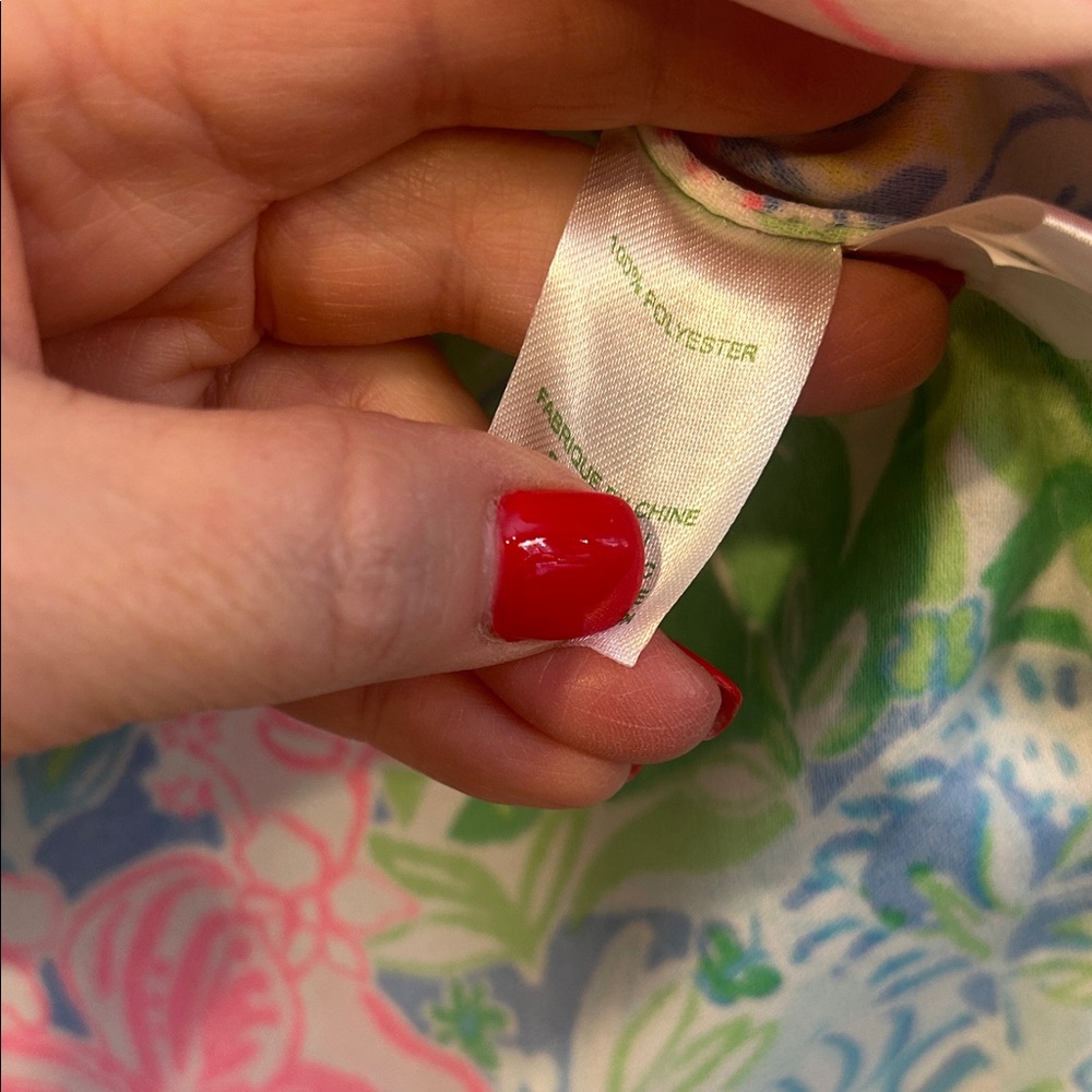 Lilly Pulitzer Patchwork Multicolor Sleeveless Tu… - image 5